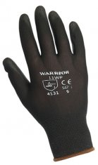 'Warrior' PU Gloves x12 - in Black, Grey or White
